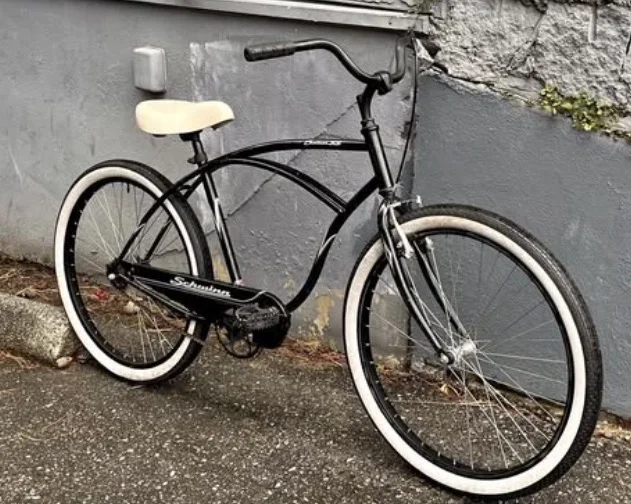 Schwinn Cruiser SS Black Bicycle with White Wall Tires - image 2